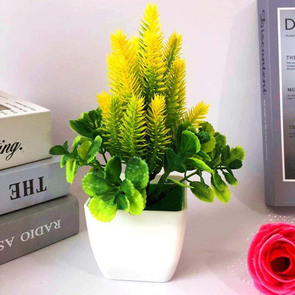 1 шт. искусственный цветок трава искусственный бонсаи Гостиная Офис садовый стол Декор