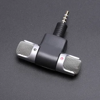 

Mini 3.5mm Jack Microphone Stereo Mic For Recording Mobile Phone Studio Interview Microphone 4 pin For smartphone