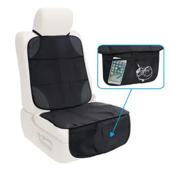 

Universal Car Seat Protector Protects Child Seats Non-Slip Backing Mesh Pockets For Baby And Pet Car Child Safety Seat Wear Pad