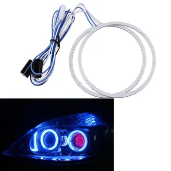 

POSSBAY 10 Pair 60/70/80/90/100/110mm LED Headlight Driving Running Car Lights Angle Eye Socket Turn Signal Auto External Lamps