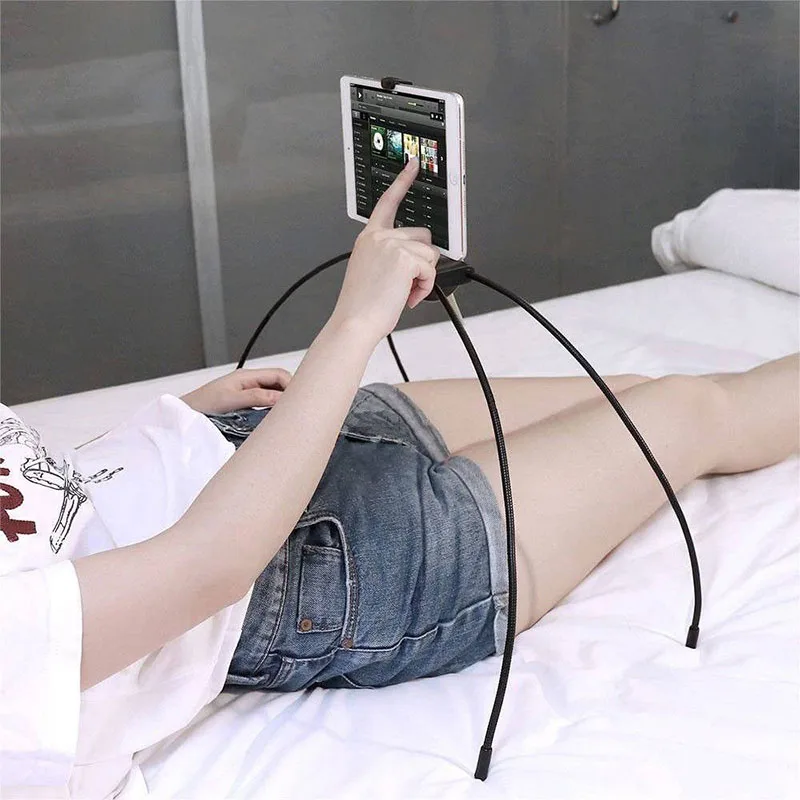 

Flexible Spider Legs Tablet Stand Desktop/Bed Holder for iPad iPhone Tablet PC LHB99