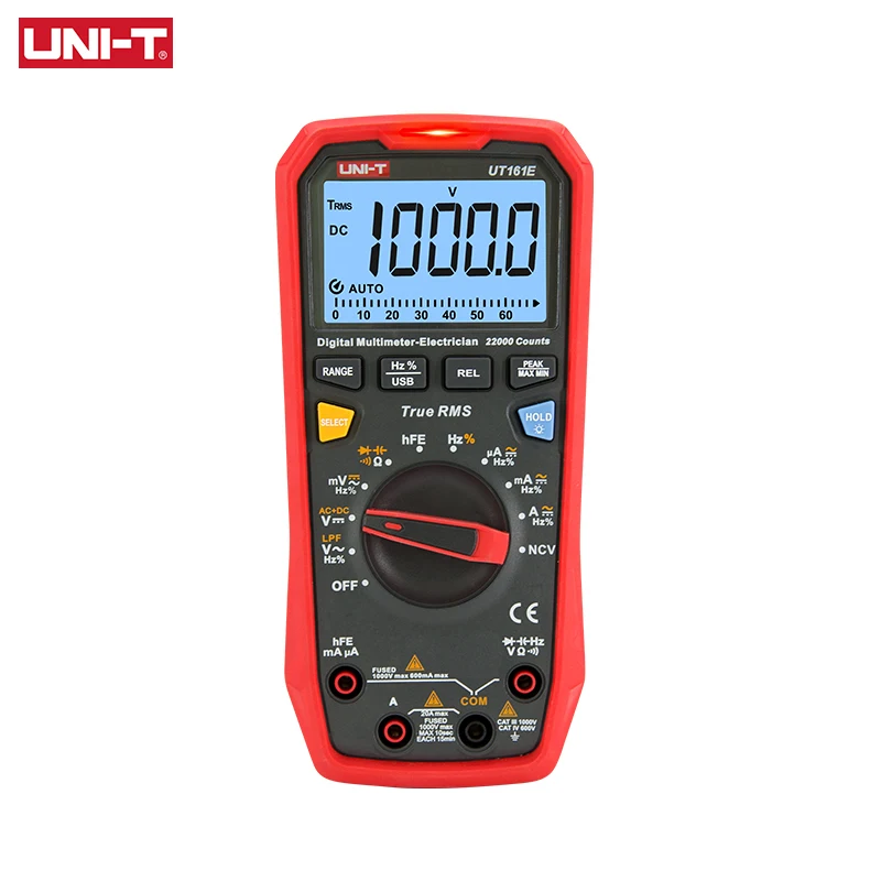Мультиметр Цифровой UT161B UT161D UT161E с истинным среднеквадратичным значением