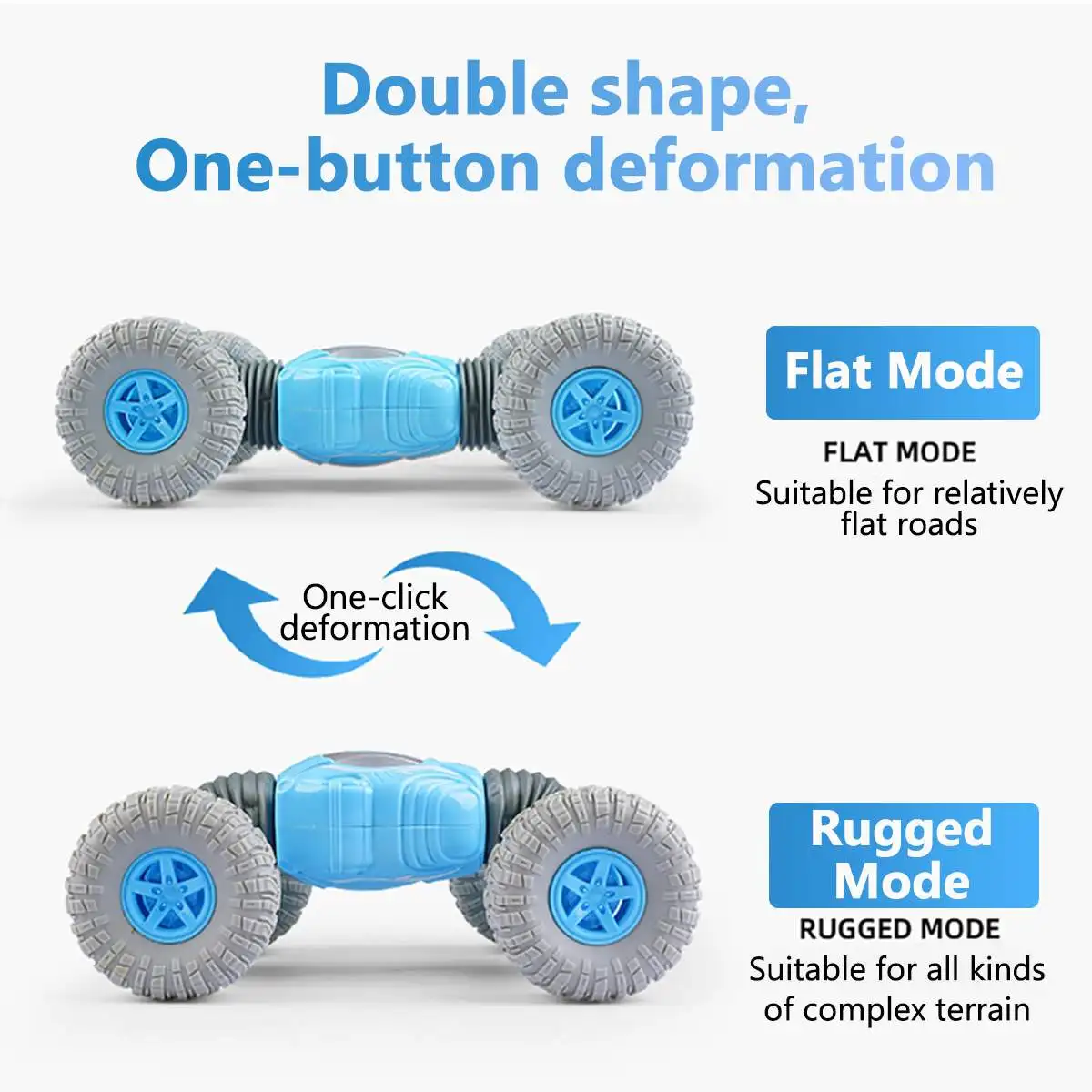RC Car Radio Control 2.4GHz Wireless Control 4WD Twist-Desert Cars Off Road for Buggy Toy High Speed Climbing RC Car Kids Toys