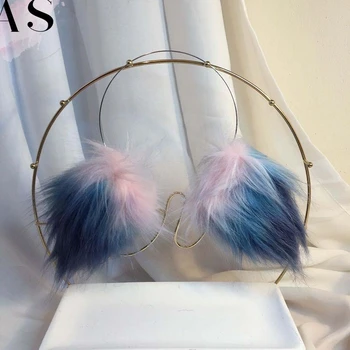 

New Handmade Tomorrow Star Beast Ear KC Beast Tail Wolf Ear Cat Ear Fox Ear Headband Cosplay