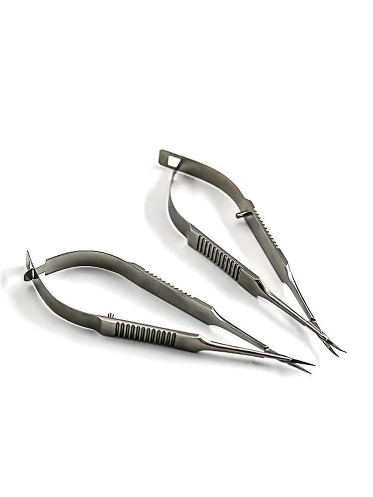 3pcs /set Stainless Steel Microscopic Instruments 8.5 cm Micro Scissors Inner Barrier Cut Quality  Scissors Hand Membranous Enve 2