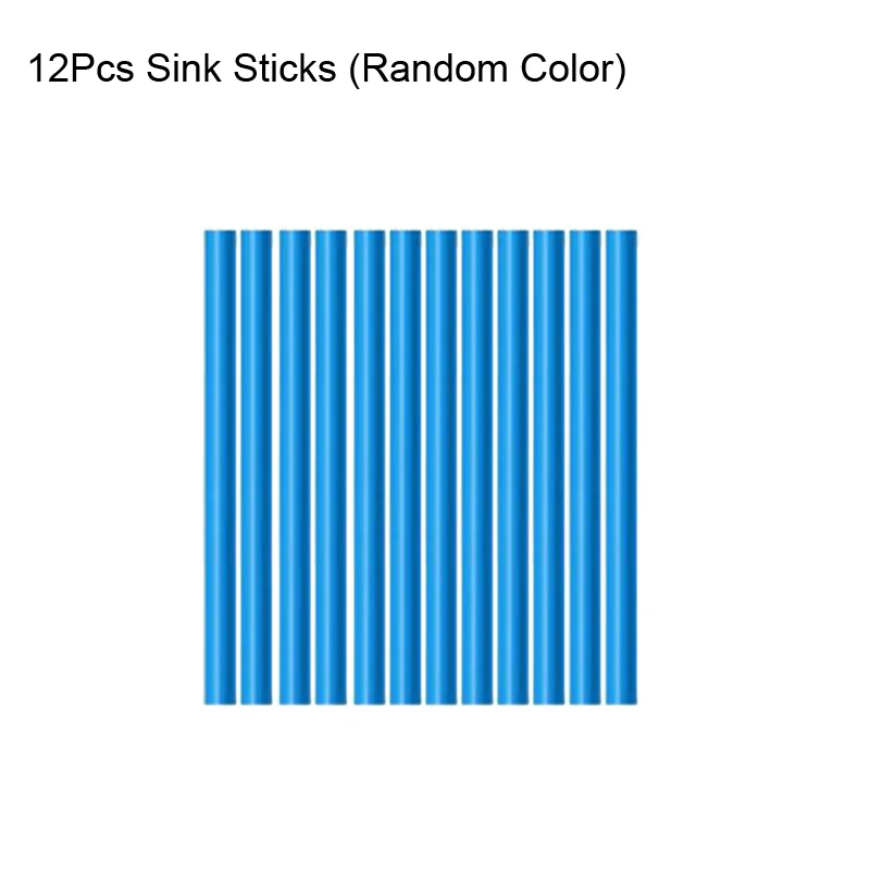 12 Sticks Мойка чистящее средство для слива крюк для очистки раковины палочки для бытовой раковины Ванна туалетный очиститель трубы Ванная комната Кухня Чистка канализации инструменты GYH - Цвет: 12 Sticks