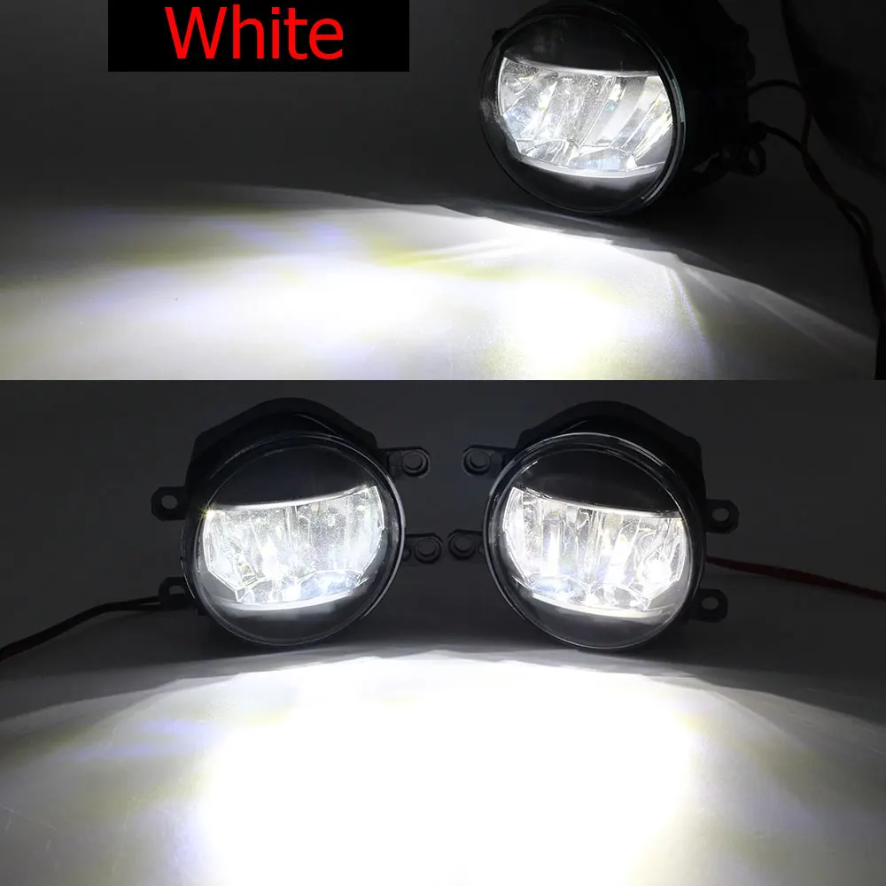 White Cawanerl автомобильный противотуманный свет 4000LM 3030 светодиодный бусины H11 Белый DRL 12V для Защитные чехлы для сидений, сшитые специально для Toyota Corolla 2007 2008 2009 2010 2011 2012 2013 - Цвет: White