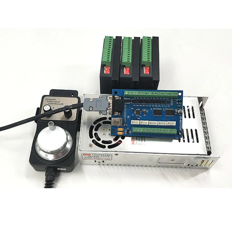kit 1 5-осевой USB MACH3 интерфейсная плата комплект шагового двигателя и драйвер и блок питания контроллер гравировальной машины комплект - Цвет: kit 1