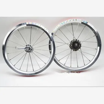 

YNHON 14 /16 Inch Folding Bike Wheelset Bicycle 412 Outer Three-speed Wheels Outside Shifter Wheel Rims Rings Aluminum alloy