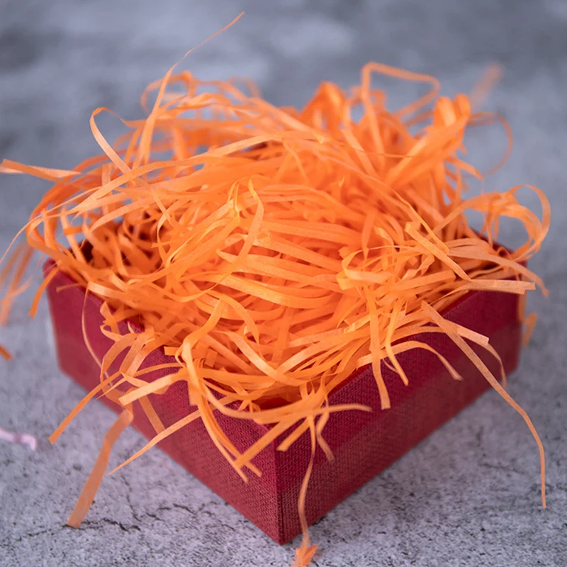 100 г Raffia джутовая Свадебная вечеринка измельченный рифленый бумага конфетти Подарочная Упаковка конфет Материал Филлер для подарочной упаковки украшения для дня рождения - Цвет: 18