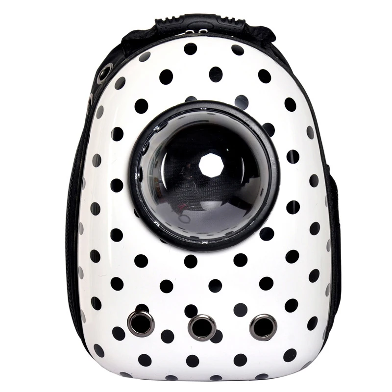 9孔黑点白色包T4