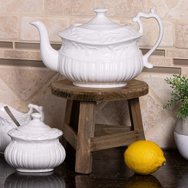 Fa Magas Székletű Növény Állvány Többfunkciós Virág Edény Kerek Kerti Cserepes Polc - Image 4