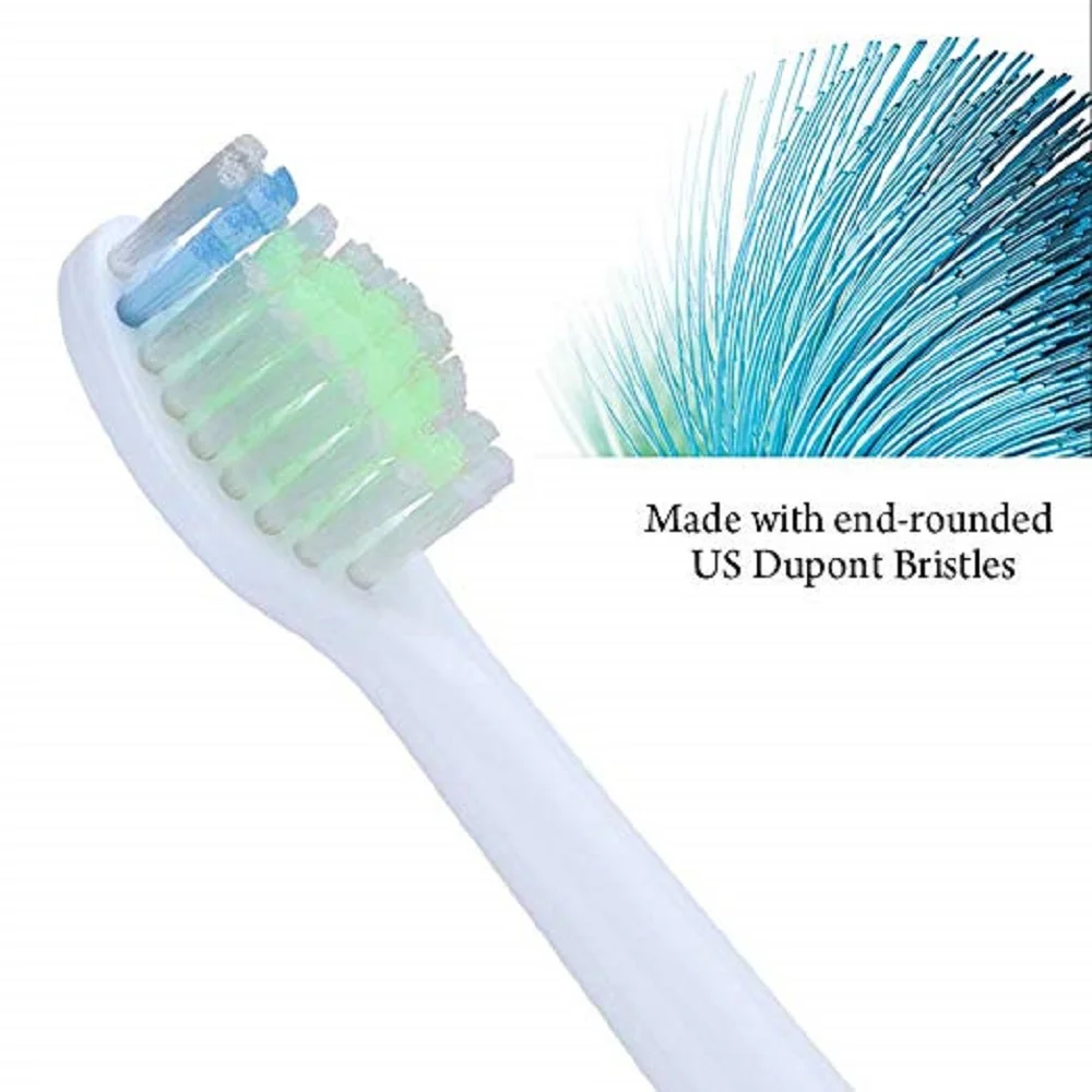 4 шт. HX6064 Съемные насадки для зубной щетки для Philips Sonicare алмазные головки электрической зубной щетки с прозрачный чехол от пыли