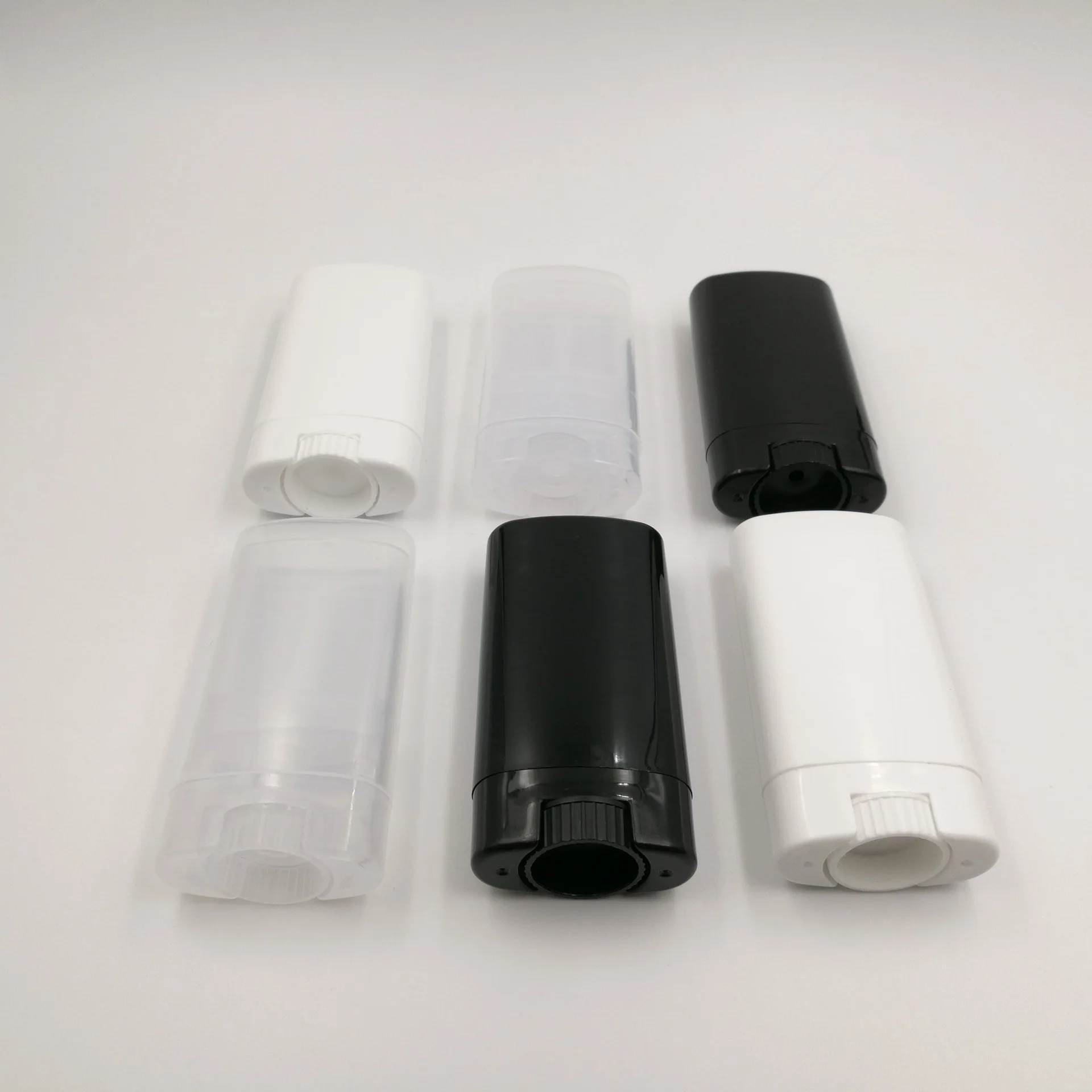 15 мл DIY прозрачный пустой овальные плоские трубки дезодорант бальзам для губ Пустые контейнеры бутылка для макияжа губная помада трубки