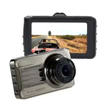 

HD 3 Inch Dual Lens Image 1080P Hidden Wide Angle Driving Recorder Dash Cam Dual Lens Car DVR Camera Support Reversing