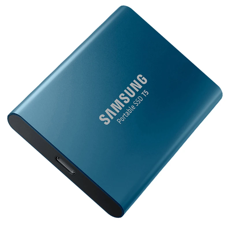 SAMSUNG SSD 500GB 1 ТБ T5 внешний твердотельный диск USB3.1 HDD type-C портативный для ноутбука - Цвет: Blue