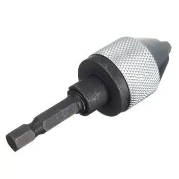 

Mini Electric Grinder Quick Change Drill Chuck 6.35mm Hex Shank Universal Drill Bit Converter Screwdriver Impact Driver Adaptor