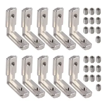 

Connector Brackets Anti-rust T-Slot Replacement Carbon Steel Nickel Plating