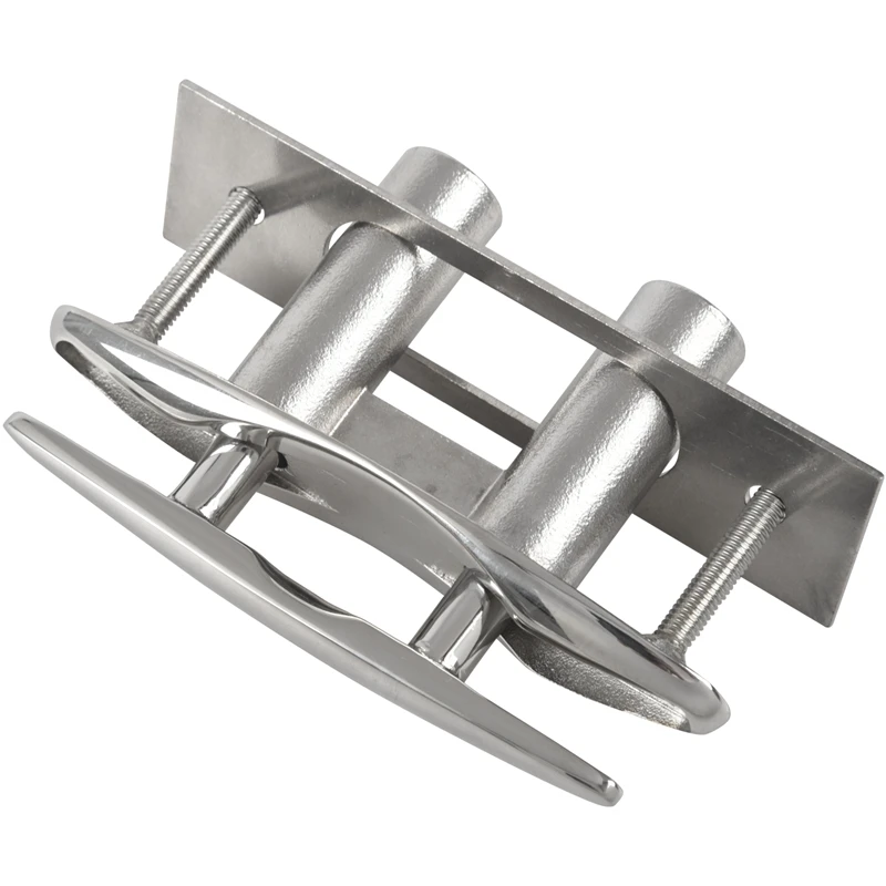 1Pc Marine 316 Stainless Steel Boat Pull Up Flush Mount Lift Cleat