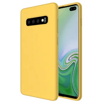 

TBOC Case for Samsung Galaxy S10 Plus - S10+ (6.4 ") -Rigid Case Silicone Low Clearance Premium Soft Touch Lining Indoor