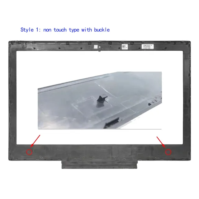 For Dell  Inspiron 15 7000 7566 7567 Laptop LCD Back Cover / Front Bezel / Palm Rest / Bottom Shell / Back Cover / Air Outlet B black cover 1