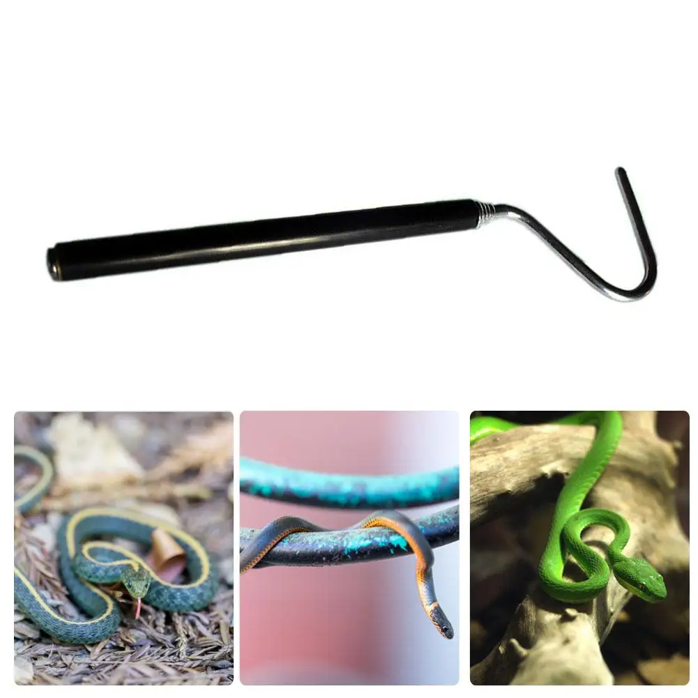 2Pcs Extensible Stainless Steel Snake Hook Retractable Reptile Hook Catcher  Controlling Moving Hook Stick for Catching - AliExpress