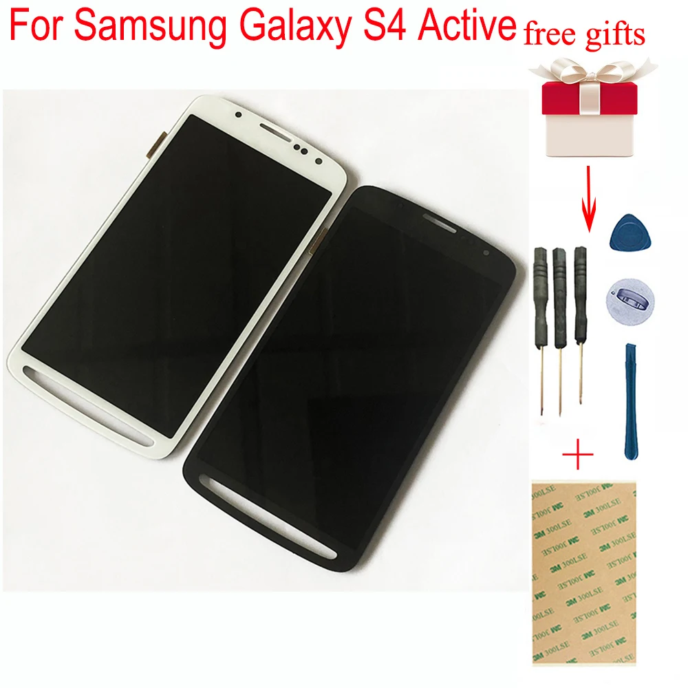 Для Samsung Galaxy S4 Active LCD Touch i9295 ЖК экран i537 дисплей панель сенсорный дигитайзер сенсор