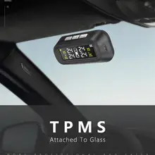 Беспроводная Солнечная Энергия монитор давления в шинах высокоточный датчик давления в шинах с экраном детектор давления в шинах