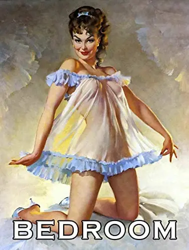 

New Vintage Metal Tin Sign Bedroom Pin Up Girl Outdoor Street Garage & Home Bar Hotel Wall Decor Signs 12X8Inch