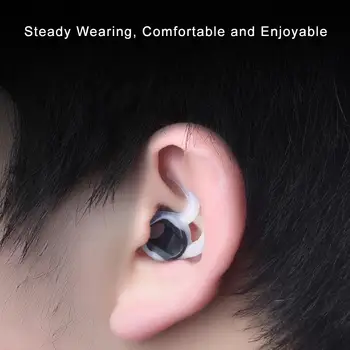 

3 Pairs S / M / L Headphones Set Silicone Earplugs Cover Anti Drop Protective Cover For Bose QC20 QC30