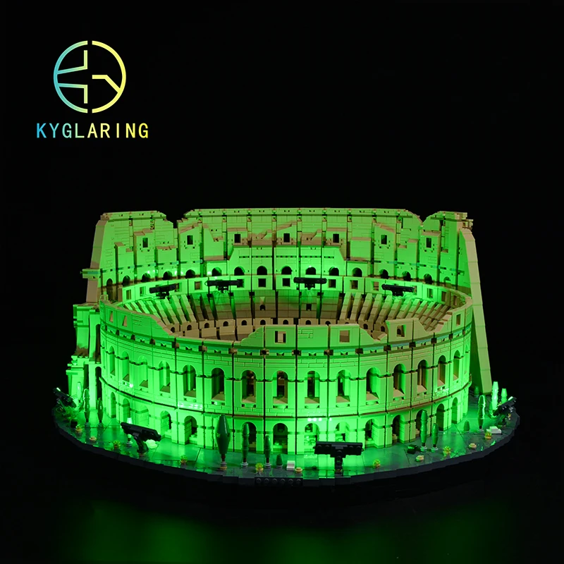 Kyglaring Led Light Kit Building Blocks Largest Ever Lego Set For LEGO 10276 Colosseum (Only Light Kit Included)