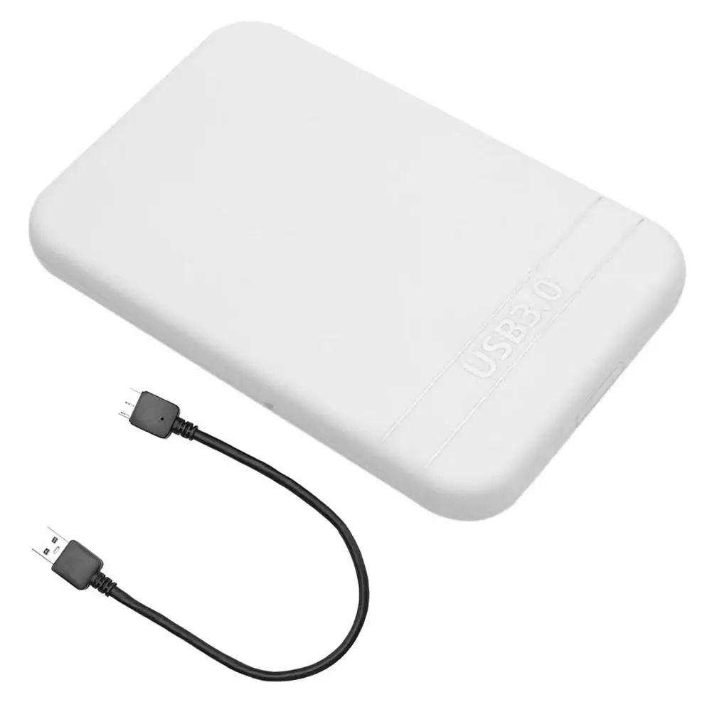 White 2,5 дюймовый чехол для жесткого диска USB3.0 для SATA3.0 HDD внешний корпус для Windows Mac OS - Цвет: White