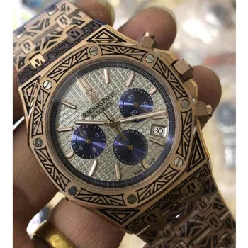 

Top quality Luxury Men Quartz royal Watches chronograph function Sapphire Sport Watch All small dials works a5