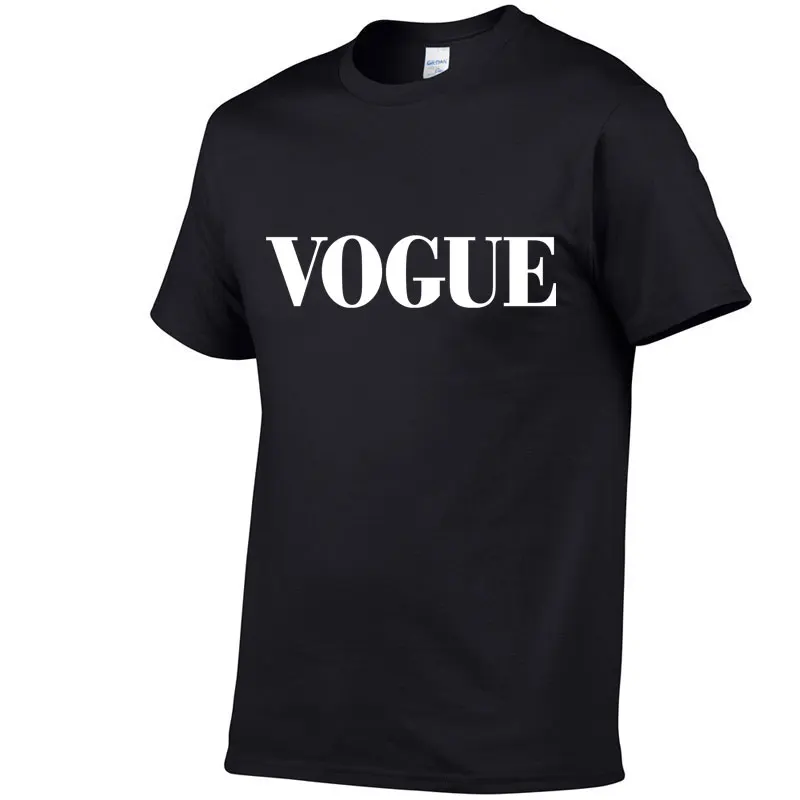2020 Summer Fashion Men Women T Shirt Tops VOGUE Letters Casual Female T-shirts Streetwear Plus size S-XXL Camiseta Mujer