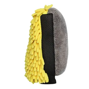 

Car Wash Glove Coral Mitt Soft Anti-scratch for Car Wash Multifunction Thick Cleaning Glove Car Wax Detailing Brush