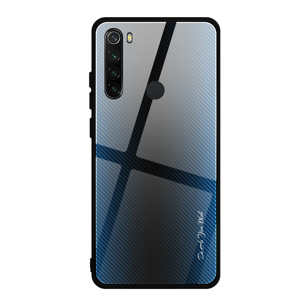 WL-2 Для Xiaomi Redmi Note 8 ударопрочный чехол из закаленного стекла с мягкой рамкой и жестким стеклом для Xiaomi Redmi Note 8 Pro - Цвет: WL-2