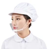 10 Pcs Black Transparent Sanitary Open Mask For Full Face Protection Food Truck Makeup  Plastic Work Face Mouth Protective Mask 3