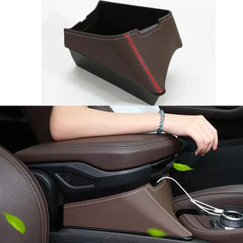 

For BMW X1 F48 X2 F47 Interior Accessories Car styling Auto central storage box armrest remoulded glove cover decoration Sticker