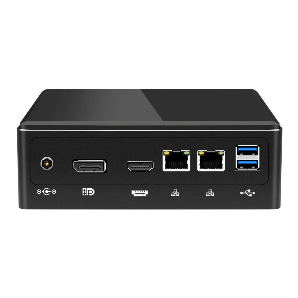 Мини ПК Intel Core i5 8250U i7 7500U Windows 10 2 * DDR4 M.2 SSD 8 * USB HDMI DP type-C 2 * LAN WiFi 4K HTPC Micro Настольный NUC