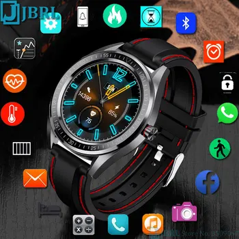 

Analog Full Touch Smart Watch Mens Woman Smartwatch Android IOS Bluetooth Call Rejection Wristband Heart Rate Fitness Band Clock