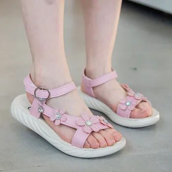 

TELOTUNY sandals Kids Baby Girls Shoes Bohemian Casual Flower Crystal Summer Sandals Princess Shoes children sandals girls Jun6