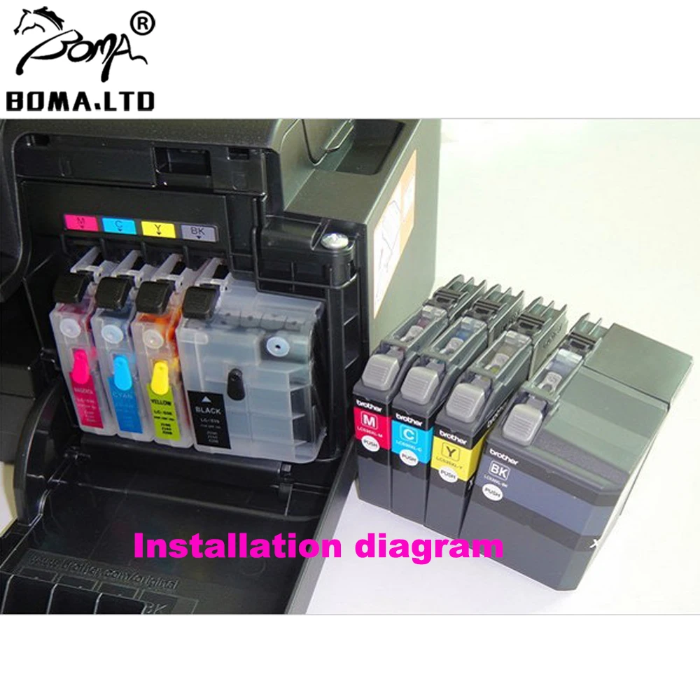 Brother LC565 J100 J2310 Refill Ink Cartridge 6