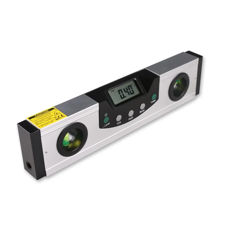 Красный лазерный Магнитный уровень линейка цифровой lcd транспортир Инклинометр спиртовой уровень алюминиевый сплав лазерный измерительный уровень конический