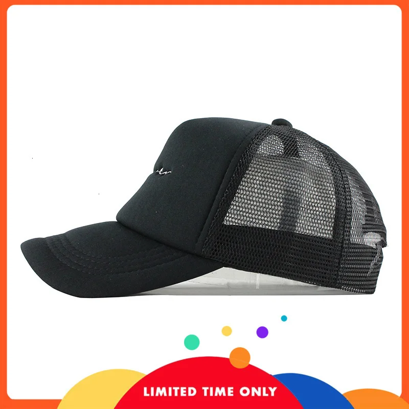 

BOUSSAC Summer Mesh Baseball Cap Adult Snapback Children Trucker Hat For Girl Boy Casual Casquette baby hats Wholesale