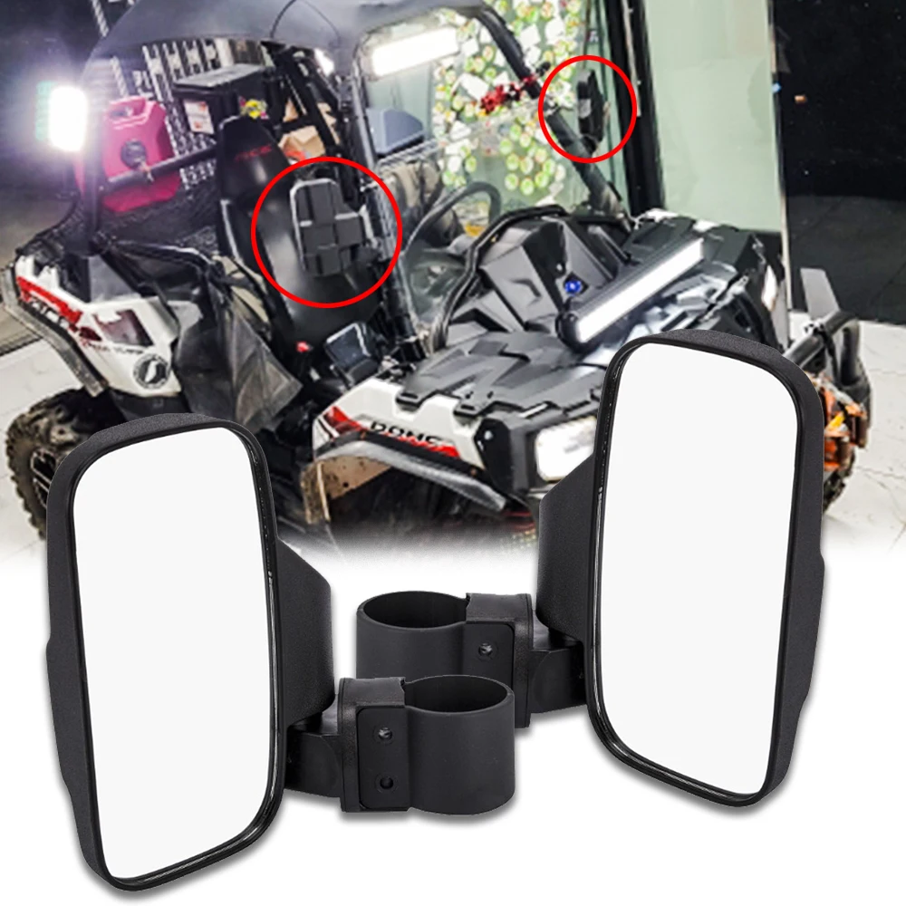 Hot Rearview Side Mirrors For Racer Modified Handle Black Mirror Beach buggy rearview mirror