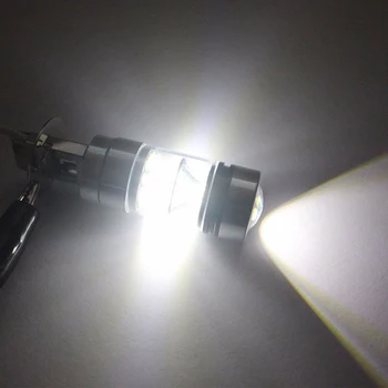 

1Pcs/set Car LED High Power Fog Light Width light Daytime running lights Headlights H3 100W 20SMD auto Modified Decorative Light