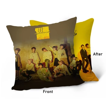 

Kpop Stray Kids New Album <Cle 2:Yellow Wood> Double-side Pillow Printing Sofa Cushion PP Cotton Car Waist Pillow Fan Collection