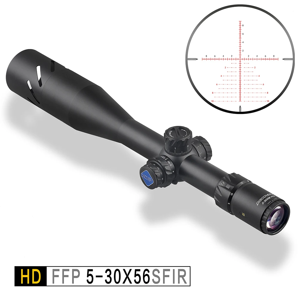 Discovery HD 5 30X56 SFIR дальность действия FFP первый фокусный самолет стрельба Охота
