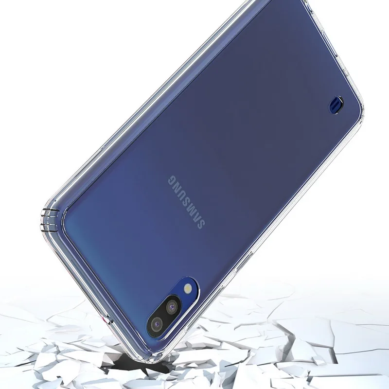Для samsung A40S чехол 6,4 ''Кристалл Гибридный Бампер прозрачный жесткий акриловый задняя крышка для samsung Galaxy A40S телефонные чехлы Fundas