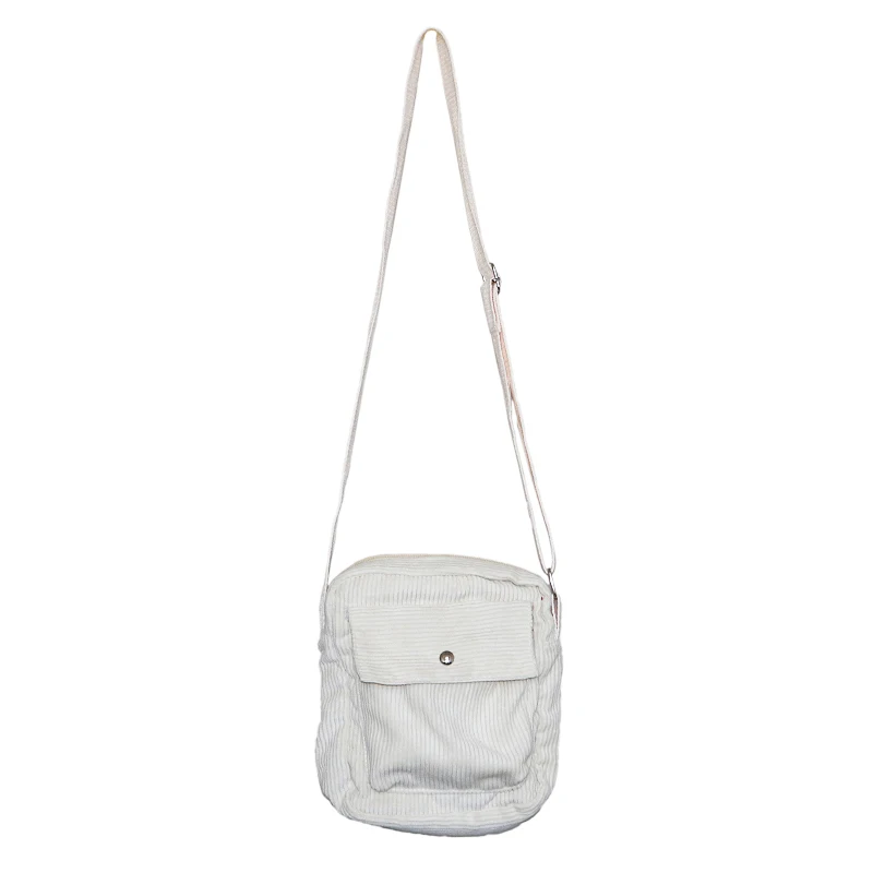 Зимняя модная женская сумка, вельветовый материал, мини-чехол для телефона, классическая женская сумка-мессенджер, одноцветная простая сумка для покупок